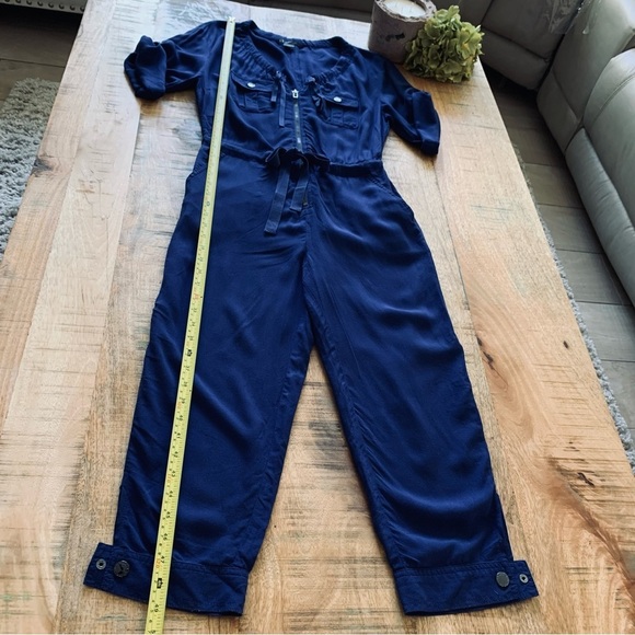 AX Armani Exchange Zip Front Adjustable Jumpsuit Size 0P - Picture 5 of 16